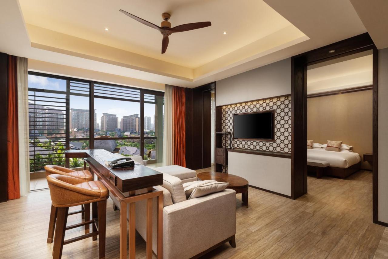 Mangrove Tree Resort World Sanya Bay- Queen Palm Towers Kültér fotó