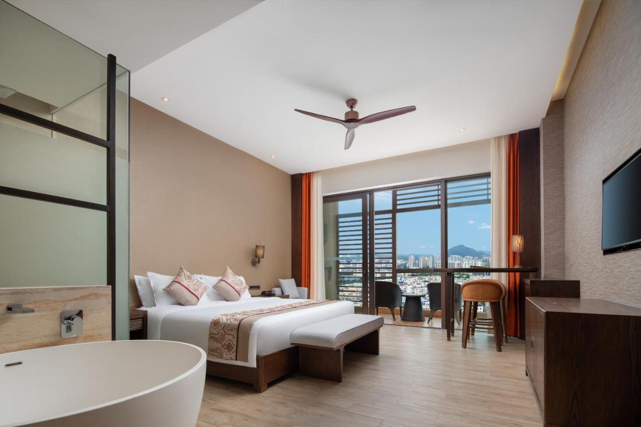 Mangrove Tree Resort World Sanya Bay- Queen Palm Towers Kültér fotó