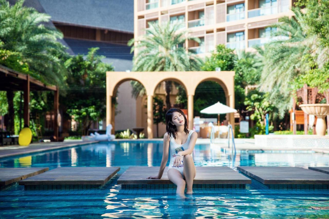 Mangrove Tree Resort World Sanya Bay- Queen Palm Towers Kültér fotó